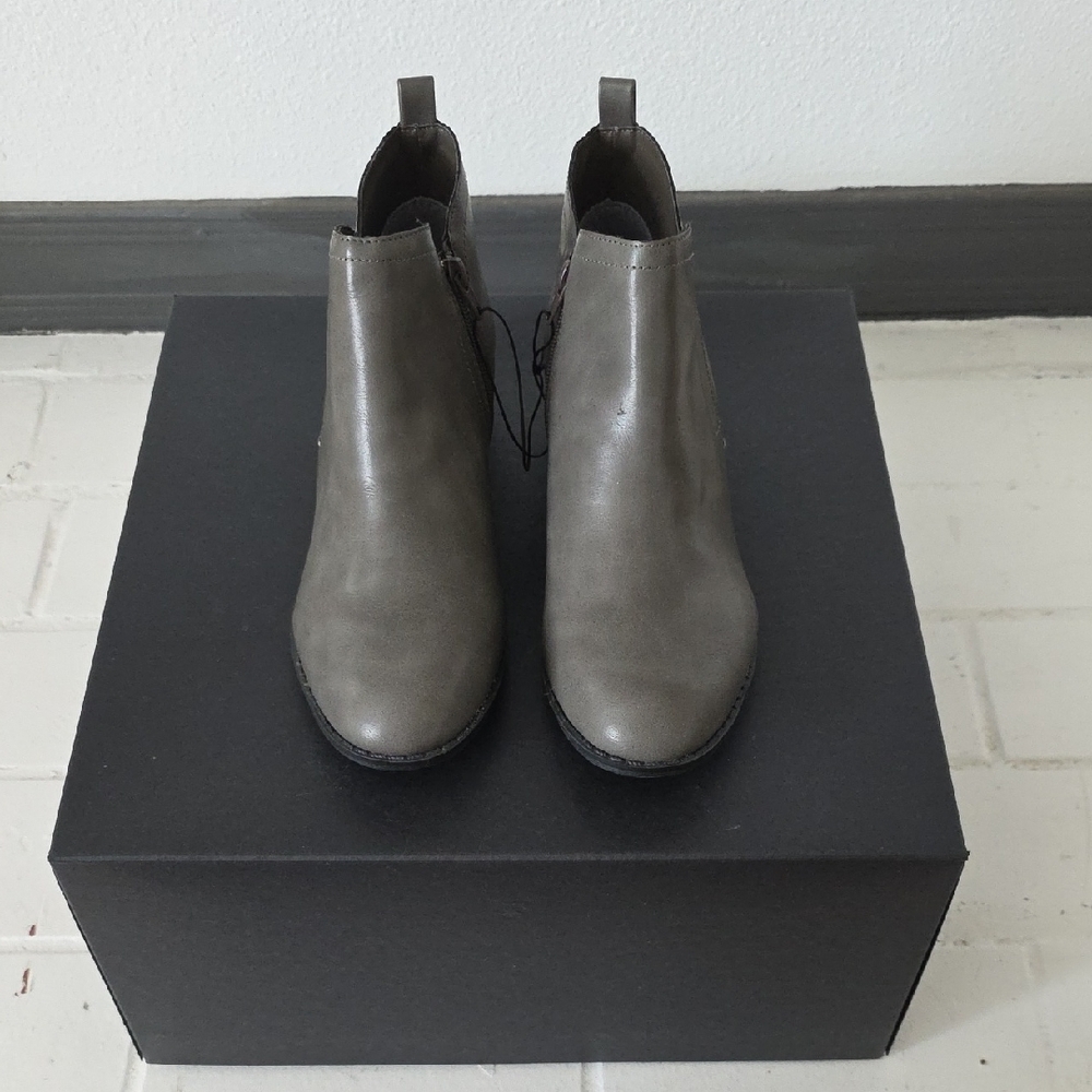 American Rag Gray Side-Zip Ankle Booties - Picture 2 of 5
